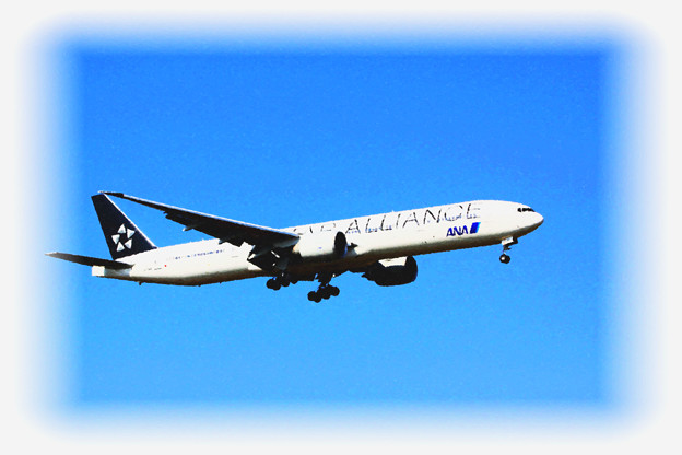 Narita International Airport ANA  Boeing 777-300ER Star Alliance