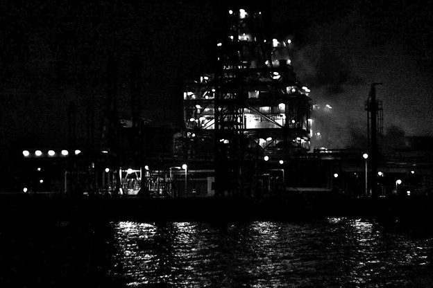 写真: 東京湾、工場夜景_6795