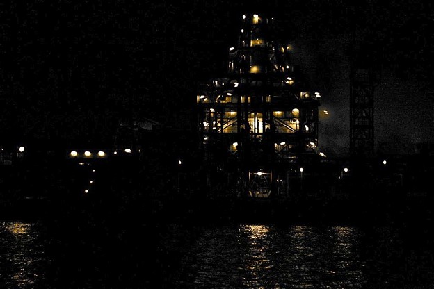 写真: 東京湾、工場夜景_6797