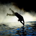 写真: Jump from a dolphin