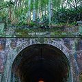 明治期のレンガ造りトンネル　2012年1月9日宇津ノ谷トンネル　宇津ノ谷側入口(1)