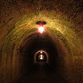 明治期のレンガ造りトンネル　2012年1月9日宇津ノ谷トンネル　内部(1)