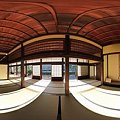 写真: 2012年2月19日　掛川城　360度パノラマ写真(4)　二の丸御殿　御書院上の間