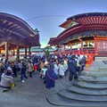 写真: 2015年1月1日　浅間神社初詣 360度パノラマ写真(2) HDR