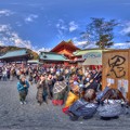 ”鬼やらい”　静岡浅間神社　節分祭　鬼やらい　360度パノラマ写真 HDR