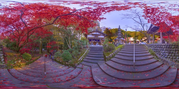 写真: 洞慶院 紅葉  360度パノラマ写真〈2〉