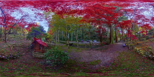 写真: 洞慶院 紅葉  360度パノラマ写真〈4〉