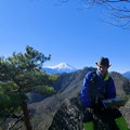 写真: 富士山バックにﾊﾟｼｬｯ! Σp[【◎】]ω･´)