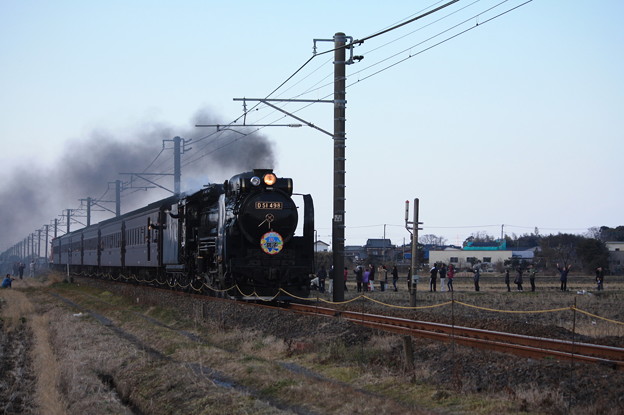 写真: SL銚子　D51498+旧型客車+DE10 1752　（16）