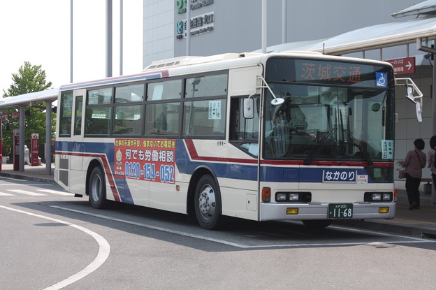 写真: 茨城交通　水戸200か1168　ひまつり会場シャトルバス