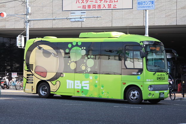 写真: 阪急バス　1102号車
