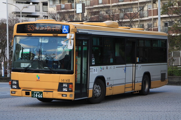 写真: 山陽バス　1414B号車