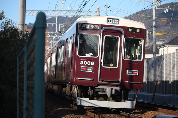 写真: 阪急神戸線　5000系5008F　普通 高速神戸 行
