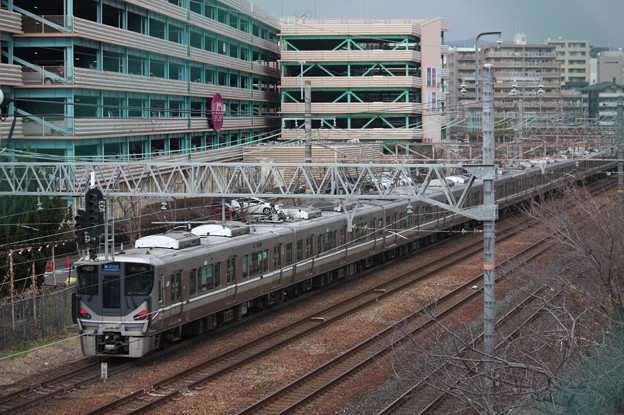 JR京都線　225系I4編成　新快速 米原 行