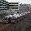JR京都線　207系同士の離合