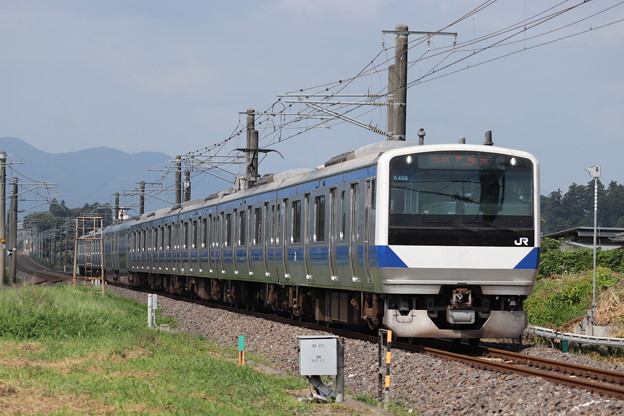 写真: 常磐線　E531系K408編成　331M　普通 勝田 行　2019.08.04