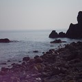 写真: 津軽半島は海に囲まれる