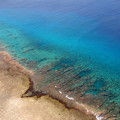 写真: グアムの美しい海、サンゴ礁
