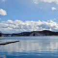写真: 小春日和の野尻湖