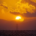 写真: 中野の夕陽