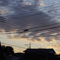 写真: 今朝の空