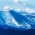 写真: 冬の浅間山