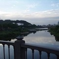 黄昏時の広瀬川