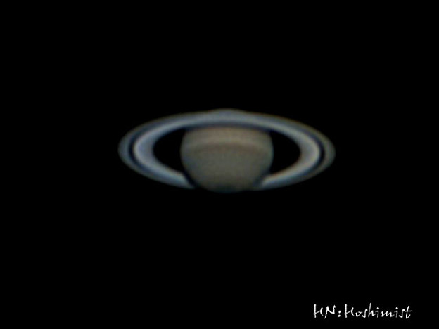 写真: 2014.04/25 01:17の土星(video0014)