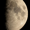 写真: 一日遅れの月面Xと月面V