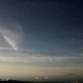 写真: 牧ノ戸峠展望所から阿蘇山とケンタウルス座