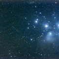 写真: M45 プレアデス星団とC/2015 ER61 パンスターズ彗星20170823