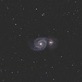 写真: M51子持ち銀河　20180207