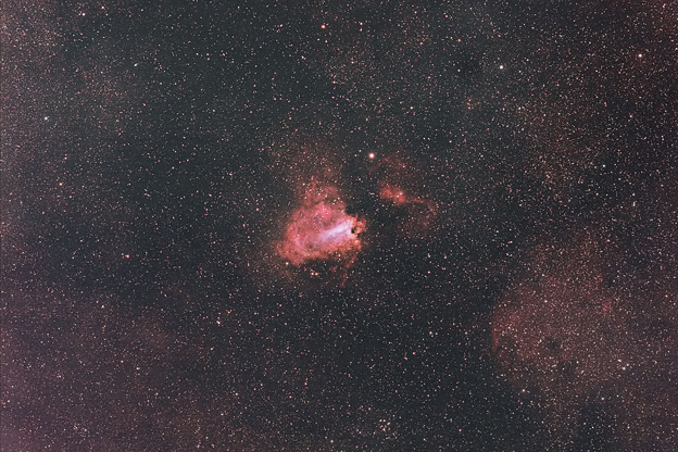 写真: M17オメガ星雲