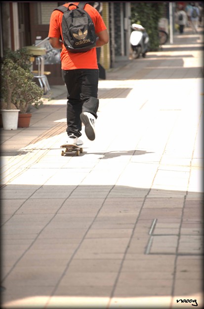 写真: Skateboarding