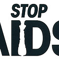 写真: STOP AIDS　ロゴタイプ1992