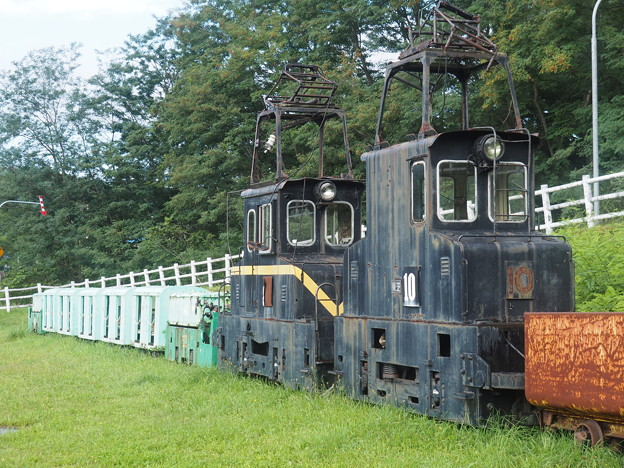 三笠鉄道記念館 太平洋炭礦坑外用8t電気機関車
