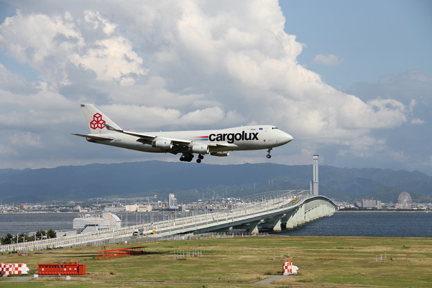 写真: この日一番の盛り上がり　カーゴルクス　Boeing 747-400
