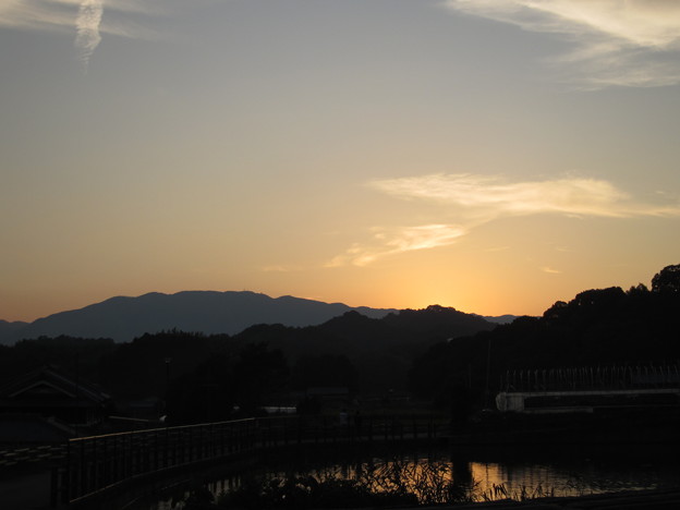 写真: 夕陽〜