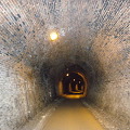 写真: 碓氷峠トンネル内部