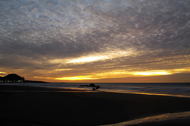 写真: 太平洋の夜明け１