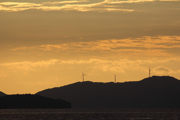 写真: 長島の風車