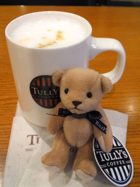 写真: TULLY'S　COFFEE　ミニテディ