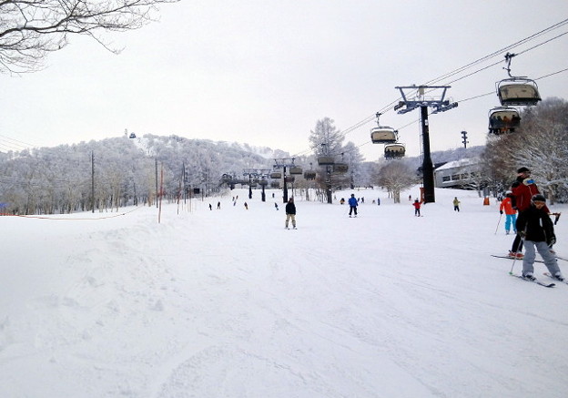 写真: 野沢温泉スキー場　上ノ平ゲレンデ