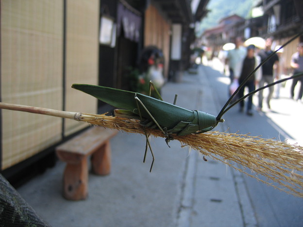 写真: 奈良井宿にて