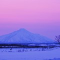 写真: A4_日没後の利尻富士