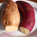 写真: 安納芋と比べてみよう