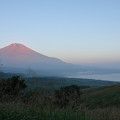 写真: 朝の富士山