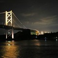 写真: 夜の瀬戸大橋