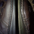 写真: 靴の側面の比較