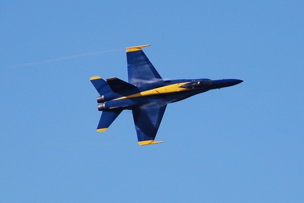 Blue Angels Solo after the Pass 9-5-15